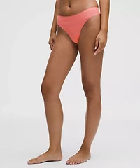 InvisiWear Mid-Rise Thong Underwear