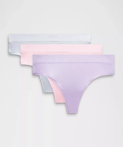 UnderEase High-Rise Thong Underwear *3 Pack