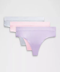UnderEase High-Rise Thong Underwear *3 Pack | Women's