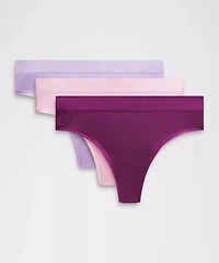 UnderEase High-Rise Thong Underwear *3 Pack | Women's