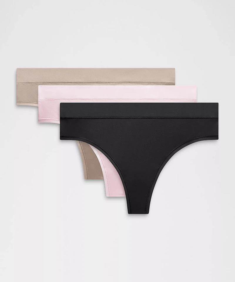 UnderEase High-Rise Thong Underwear *3 Pack | Women's