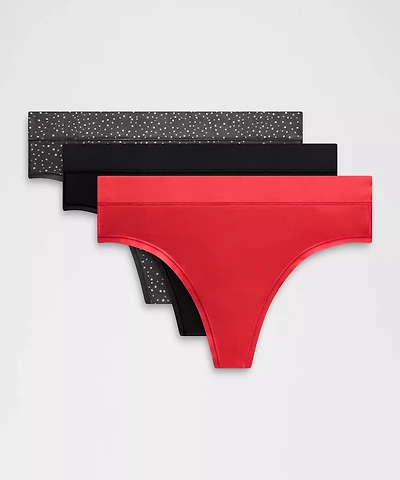 UnderEase High-Rise Thong Underwear *3 Pack