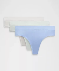 UnderEase High-Rise Thong Underwear *3 Pack