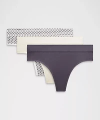 UnderEase High-Rise Thong Underwear *3 Pack