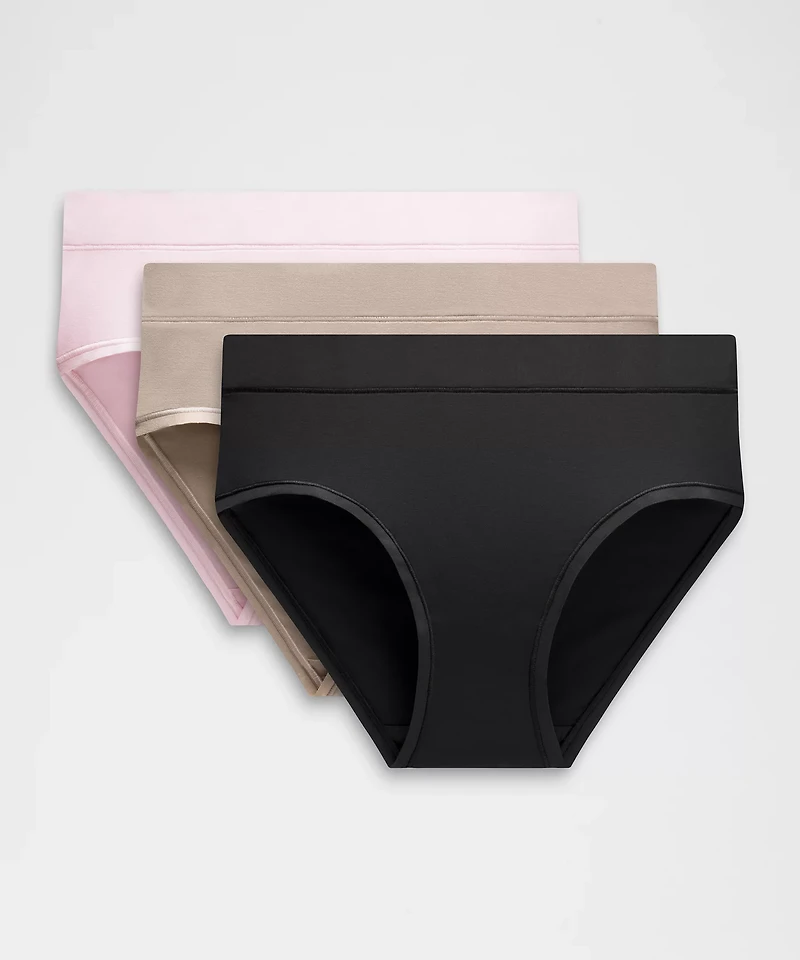 UnderEase High-Rise Bikini Underwear *3 Pack | Women's