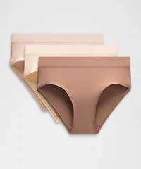 UnderEase High-Rise Bikini Underwear *3 Pack