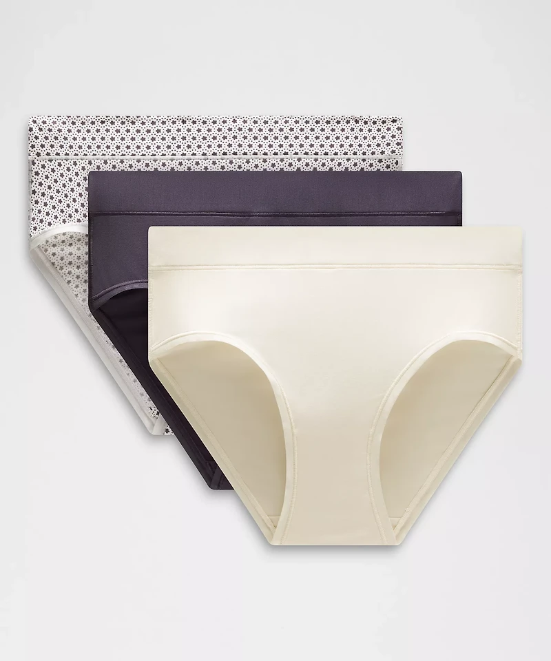 UnderEase High-Rise Bikini Underwear *3 Pack