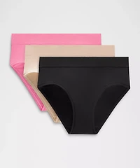 UnderEase High-Rise Bikini Underwear *3 Pack