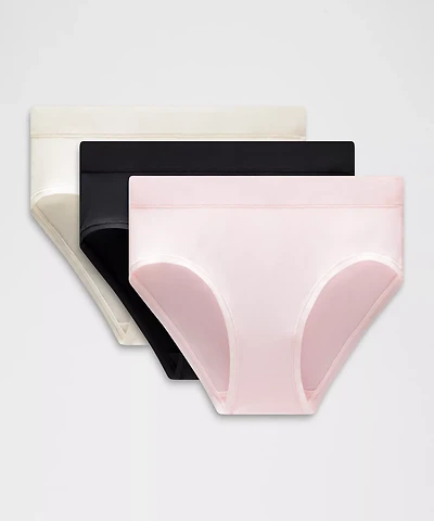 UnderEase High-Rise Bikini Underwear *3 Pack