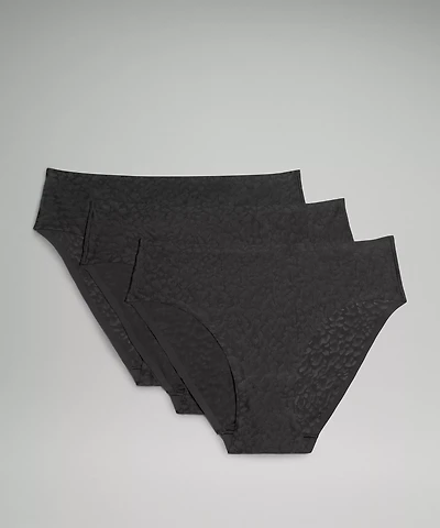 InvisiWear Mid-Rise Bikini Underwear Performance Lace *3 Pack | Women's