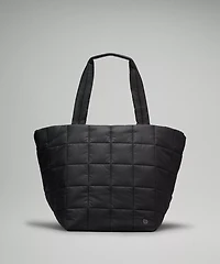 Quilted Grid Tote Bag 26L | Women's Bags,Purses,Wallets
