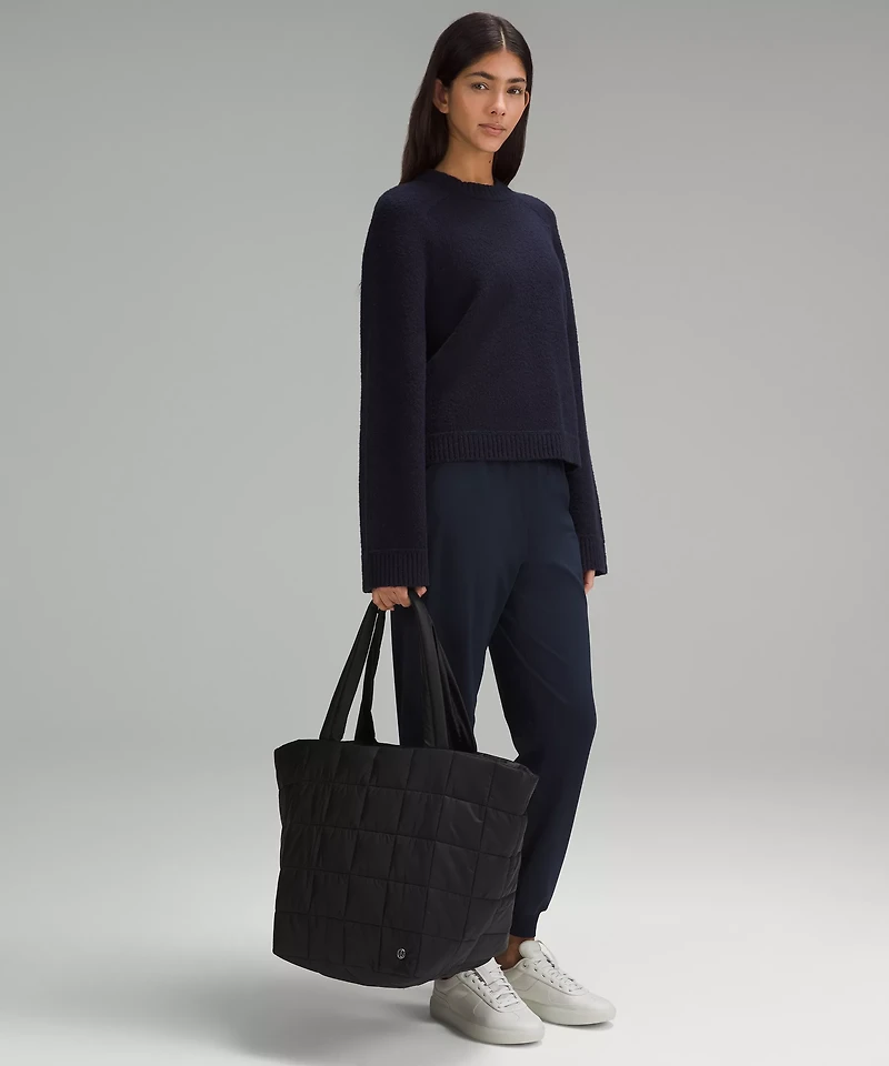 Quilted Grid Tote Bag 26L | Women's Bags,Purses,Wallets