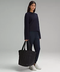 Quilted Grid Tote Bag 26L | Women's Bags,Purses,Wallets