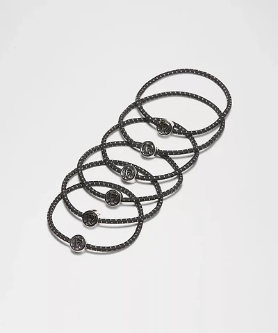 Glow On Hair Ties *6 Pack | Women's Hair Accessories