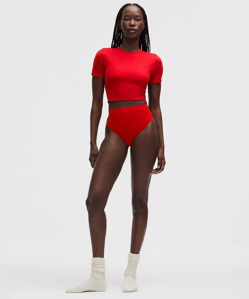 Wundermost Ultra-Soft Nulu High-Waist Thong Underwear