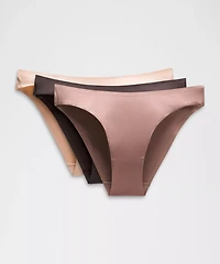 Wundermost Ultra-Soft Nulu Mid-Rise Bikini Underwear *3 Pack