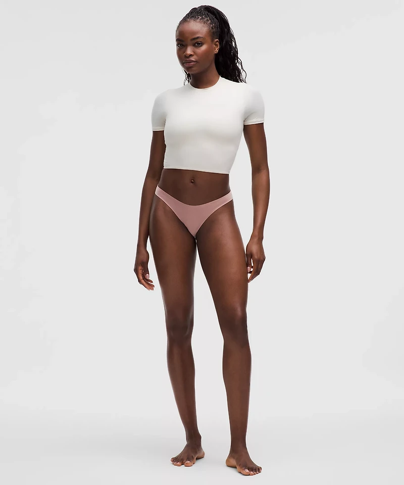 Wundermost Ultra-Soft Nulu Dipped-Waist Thong Underwear *3 Pack