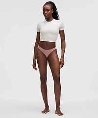 Wundermost Ultra-Soft Nulu Dipped-Waist Thong Underwear *3 Pack