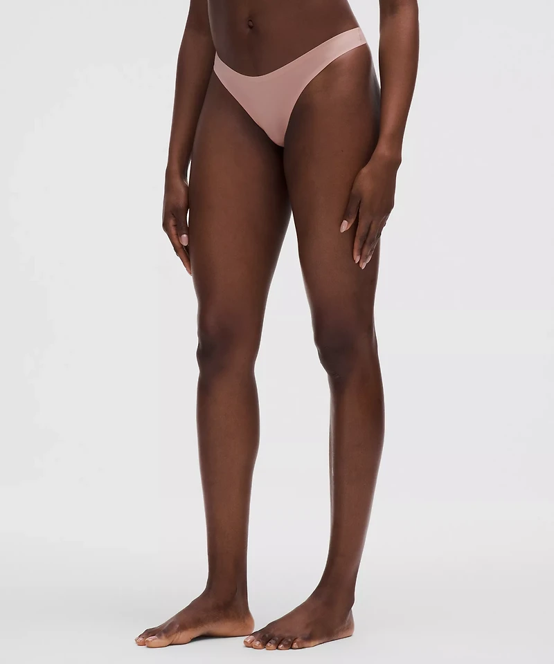 Wundermost Ultra-Soft Nulu Dipped-Waist Thong Underwear *3 Pack