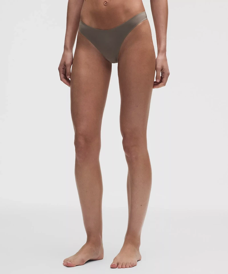 Wundermost Ultra-Soft Nulu Dipped-Waist Thong Underwear *3 Pack
