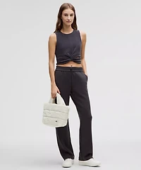 Quilted Grid Tote Bag Mini 5L *Plush Fleece | Women's Bags,Purses,Wallets