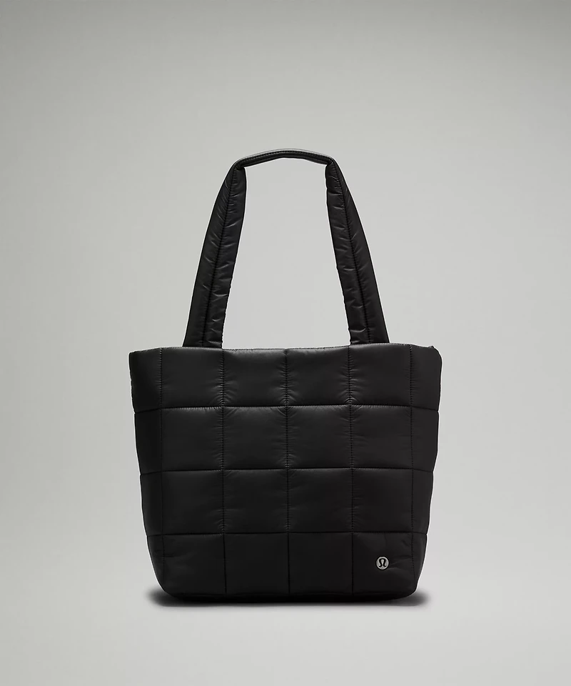 Quilted Grid Tote Bag 12L