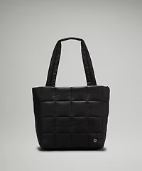Quilted Grid Tote Bag 12L