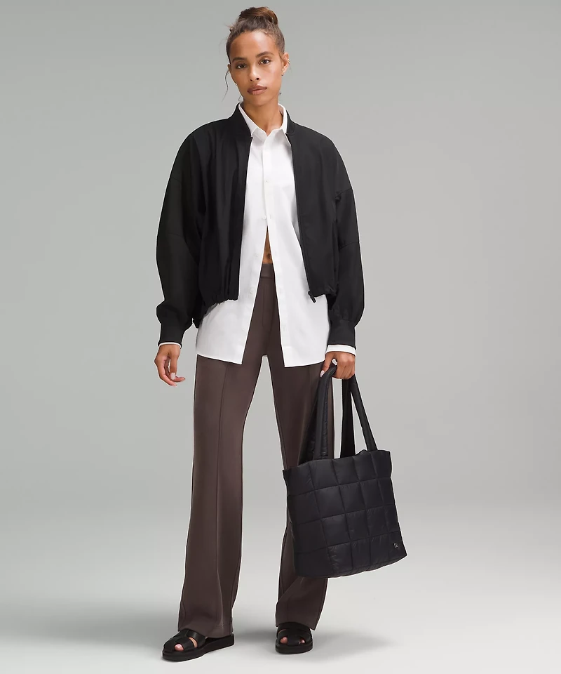 Quilted Grid Tote Bag 12L