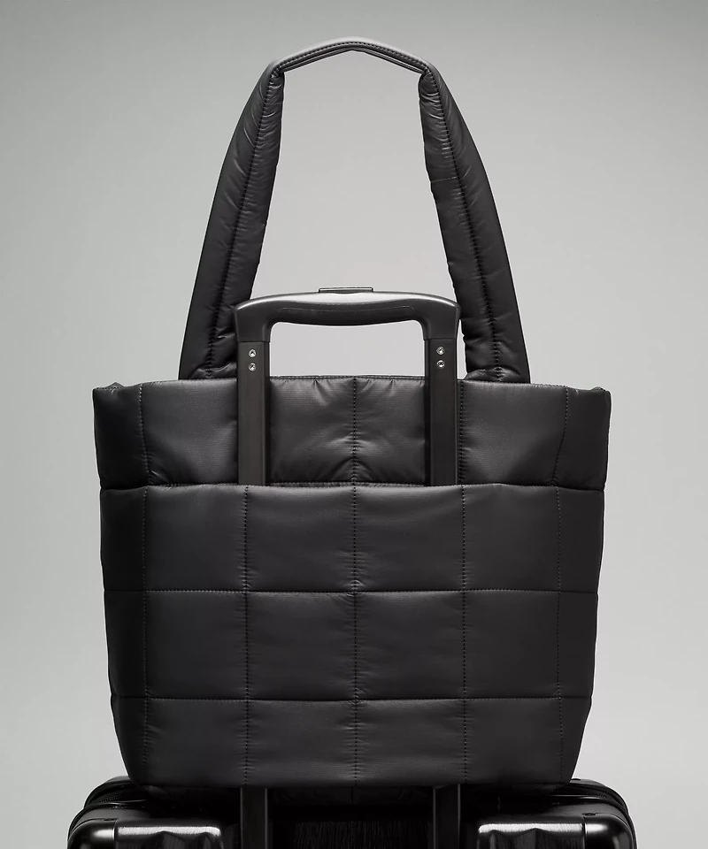 Quilted Grid Tote Bag 12L