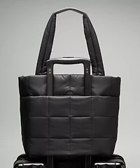Quilted Grid Tote Bag 12L