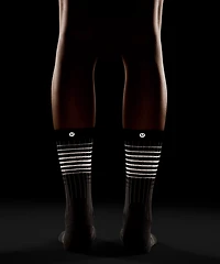 Women's Power Stride Crew Socks *Reflective |