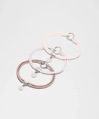 Logo Charm Hair Ties *3 Pack