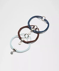 Logo Charm Hair Ties *3 Pack