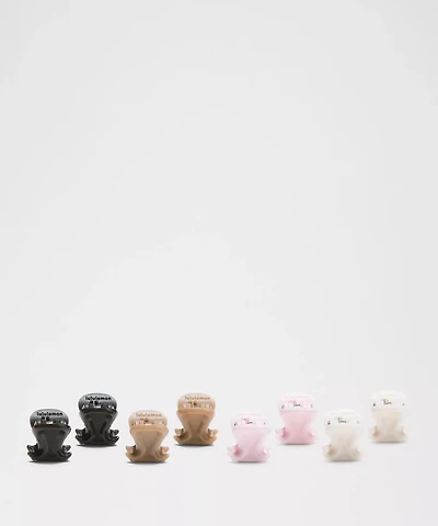 Mini Claw Logo Clip *8 Pack | Women's Hair Accessories