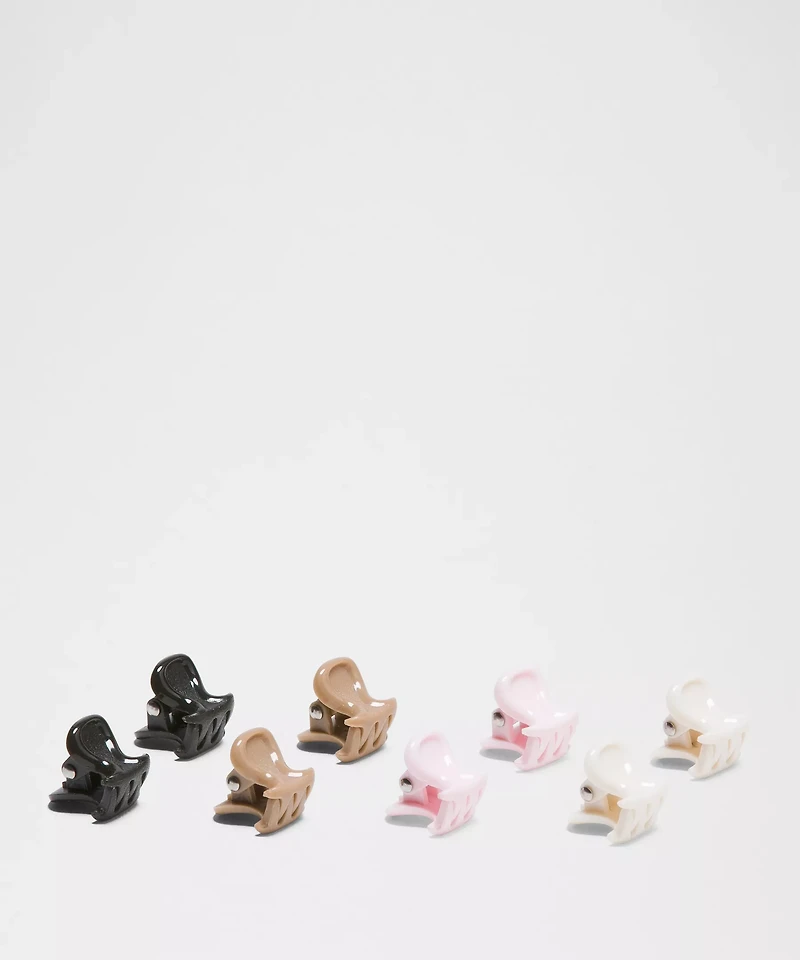 Mini Claw Logo Clip *8 Pack | Women's Hair Accessories
