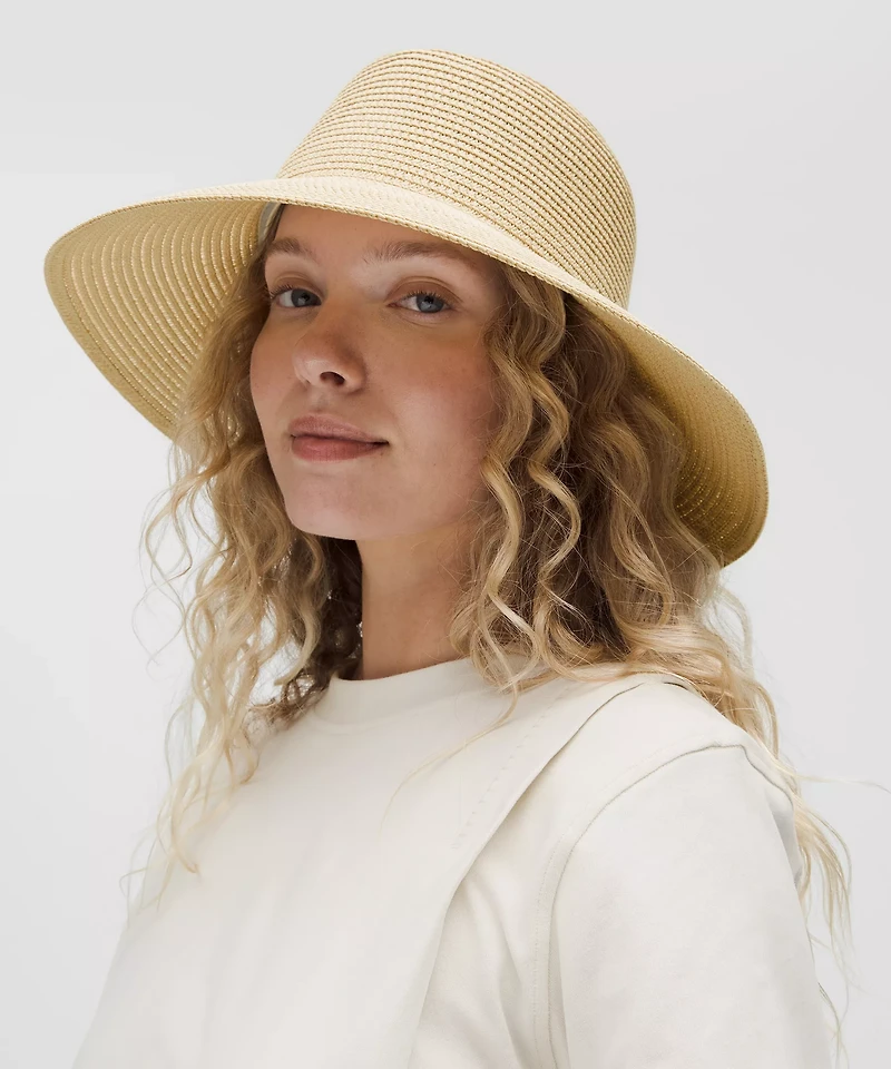 Women's Paper Straw Removable Sweatband Hat | Hats