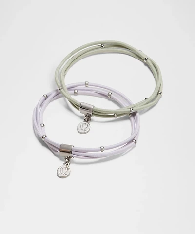 Multi-Band Charm Hair Elastics *2 Pack