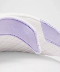 Women's Seersucker Check Removable Sweatband Visor | Hats