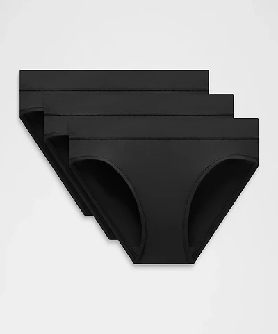UnderEase Mid-Rise Bikini Underwear *3 Pack