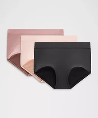 UnderEase Mid-Rise Boyshort Underwear 3 Pack