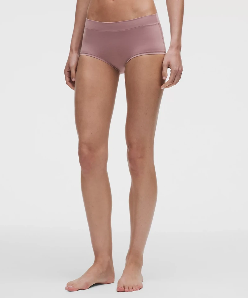 UnderEase Mid-Rise Boyshort Underwear 3 Pack