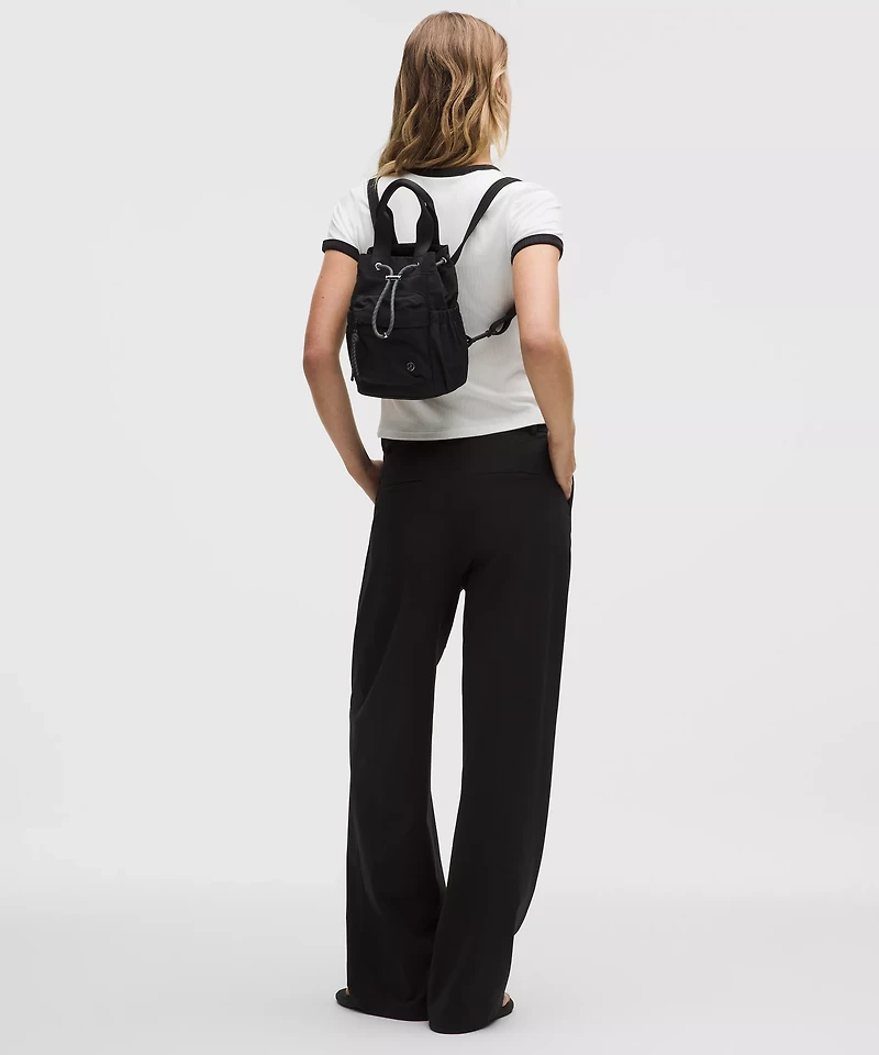 Convertible Drawstring Bucket Bag Mini 5L