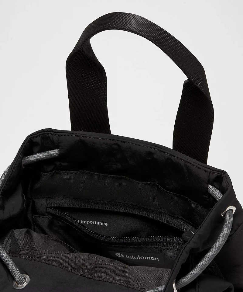 Convertible Drawstring Bucket Bag Mini 5L