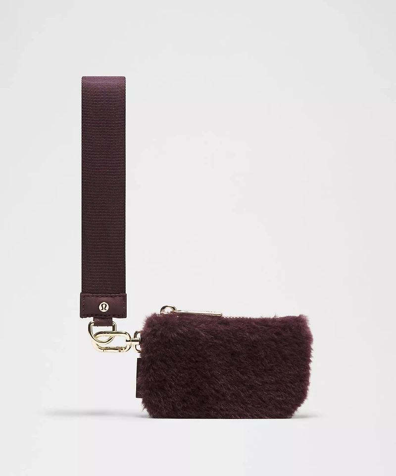 Dual Pouch Wristlet *Plush Fleece | Women's Bags,Purses,Wallets