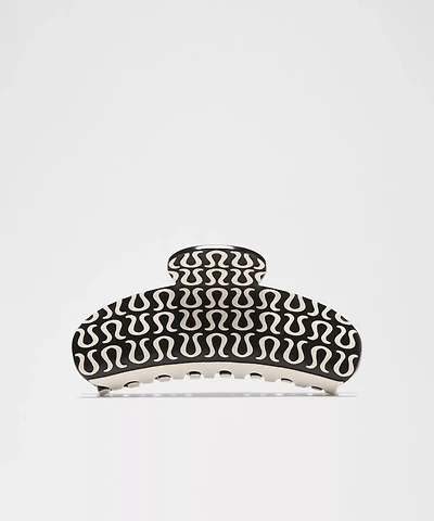 Logo-Embossed Claw Clip