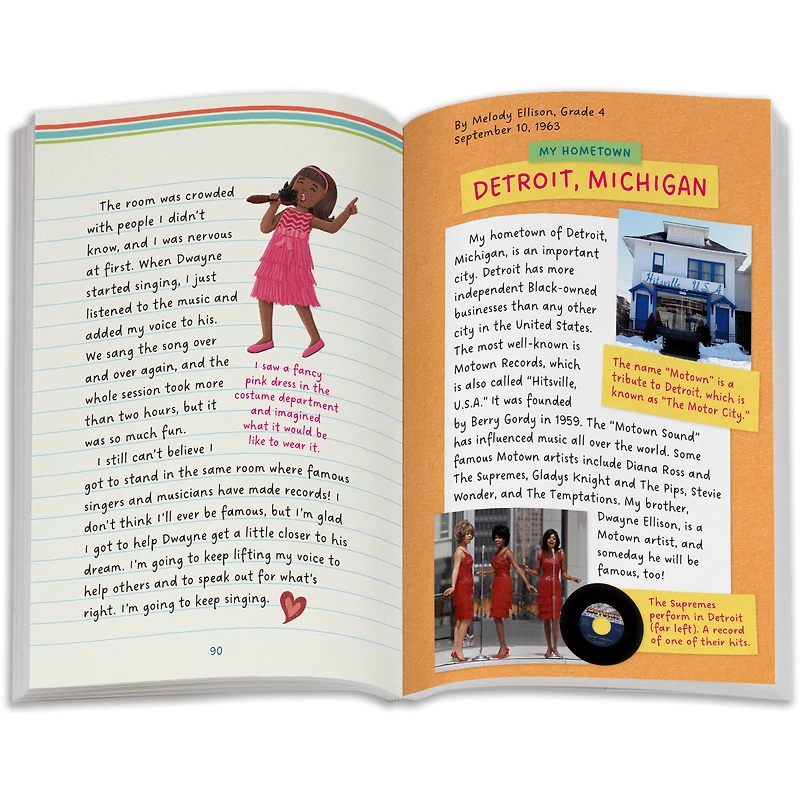 Melody: My Diary Book (Historical Characters)