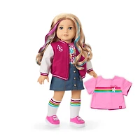 Truly Me™ 18-inch Doll #110 with wavy blonde hair