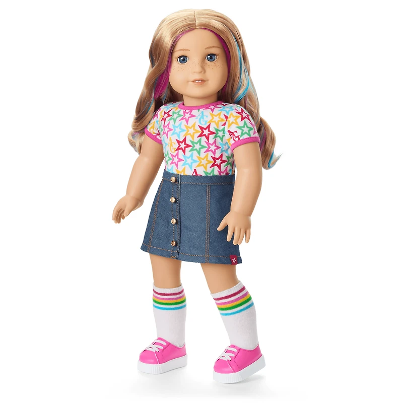 Truly Me™ 18-inch Doll #110, Puppy, Mini Backpack & Accessories AG™ Star Squad Bundle