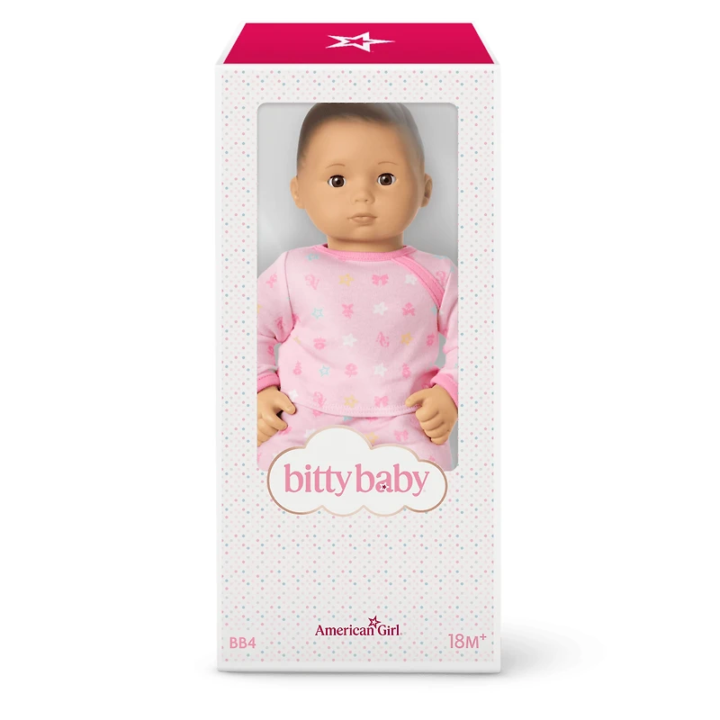 Bitty Baby® Doll #4 with black hair in Pastel