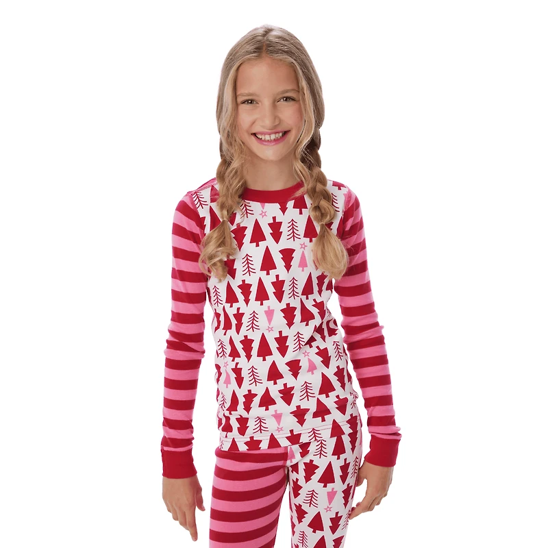 American Girl® x Hanna Andersson Holiday Treetops Pajamas for Little Girls &